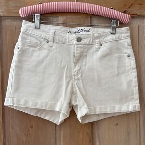 Universal Thread Women's White Jean Shorts